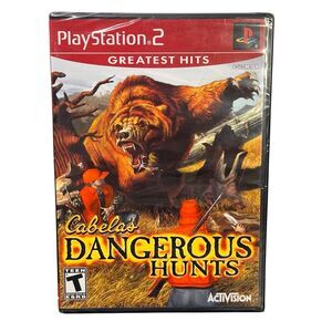 Cabela's Dangerous Hunts 2003 PlayStation 2 PS2 Game New Sealed